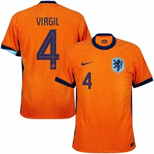 Virgils Heimtrikot der Niederlande 2024/25 - orange
