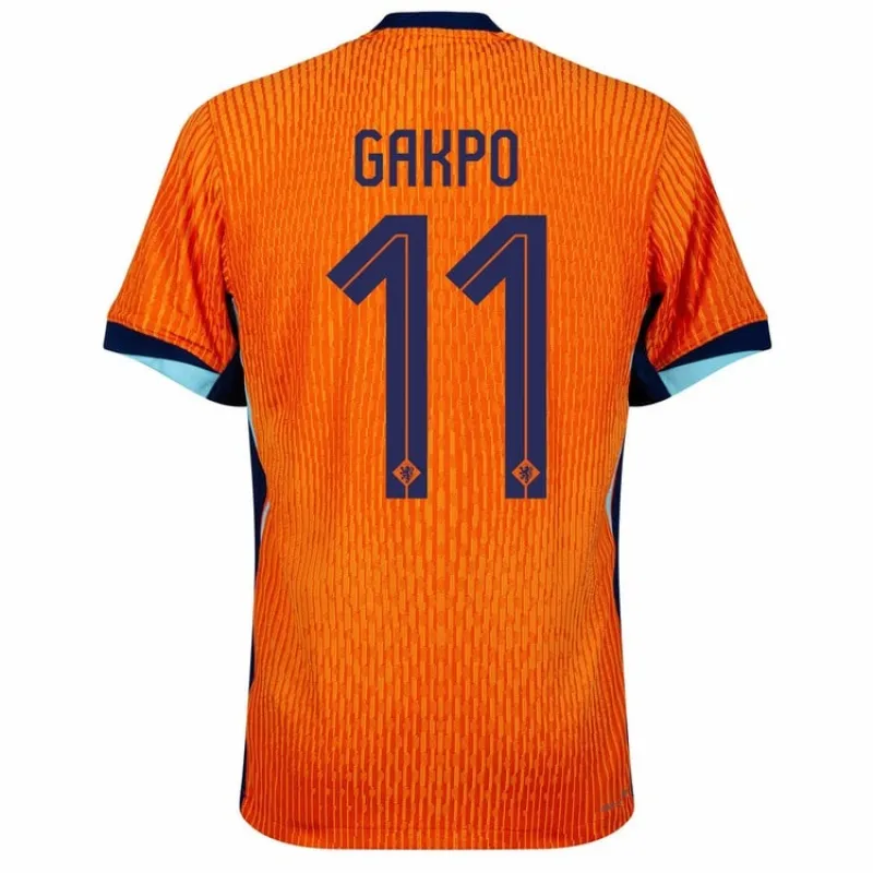 Le maillot domicile des Pays - Bas 2024/25 de Gakpo - orange