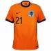 De Jongs Heimtrikot der Niederlande 2024/25 - orange