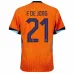 De Jongs Heimtrikot der Niederlande 2024/25 - orange