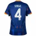 La maglia di trasferta dei Paesi Bassi 2024/25 di Virgil - blu