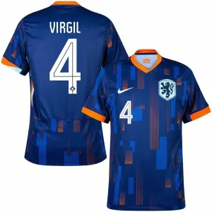 La camiseta de fuera de los Países Bajos 2024/25 de Virgil - azul