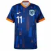 Gakpo's Netherlands 2024/25 away football jersey - blue