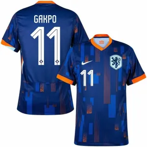 La camiseta de fuera de los Países Bajos 2024/25 de Gakpo - azul