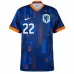 La camiseta de fuera de los Países Bajos 2024/25 de Dumfries - azul