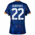 La camiseta de fuera de los Países Bajos 2024/25 de Dumfries - azul