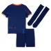 Kit de fútbol para niños de los Países Bajos 2024/25 de fuera - azul