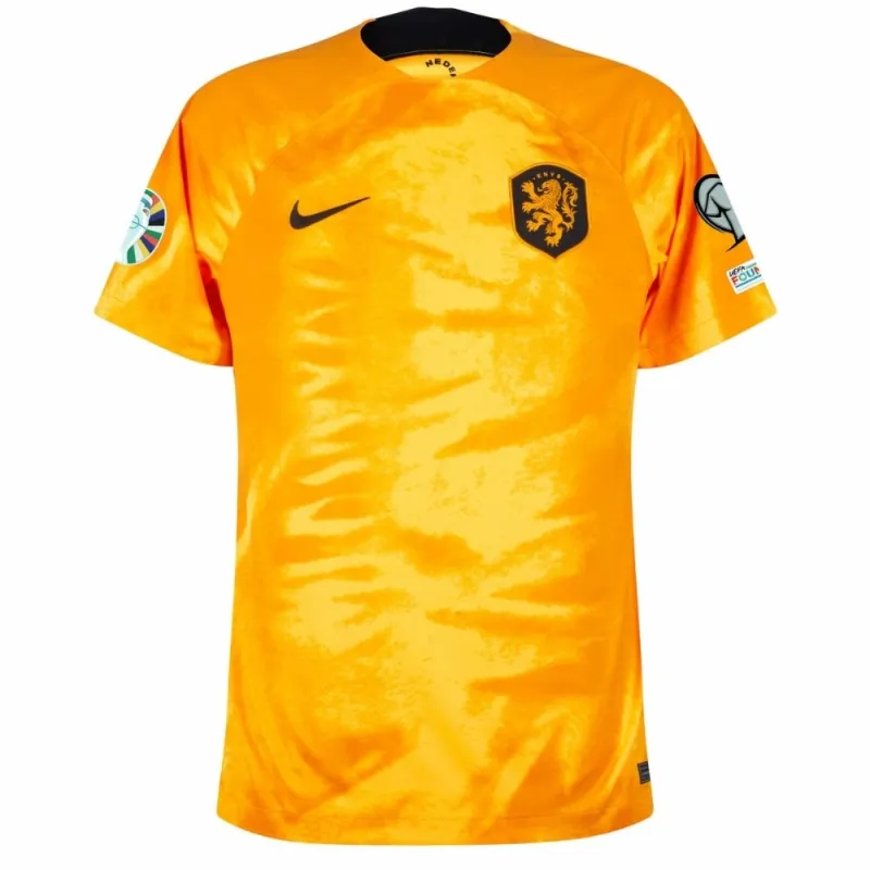Camiseta local de los Países Bajos para la Eurocopa 2024 - naranja