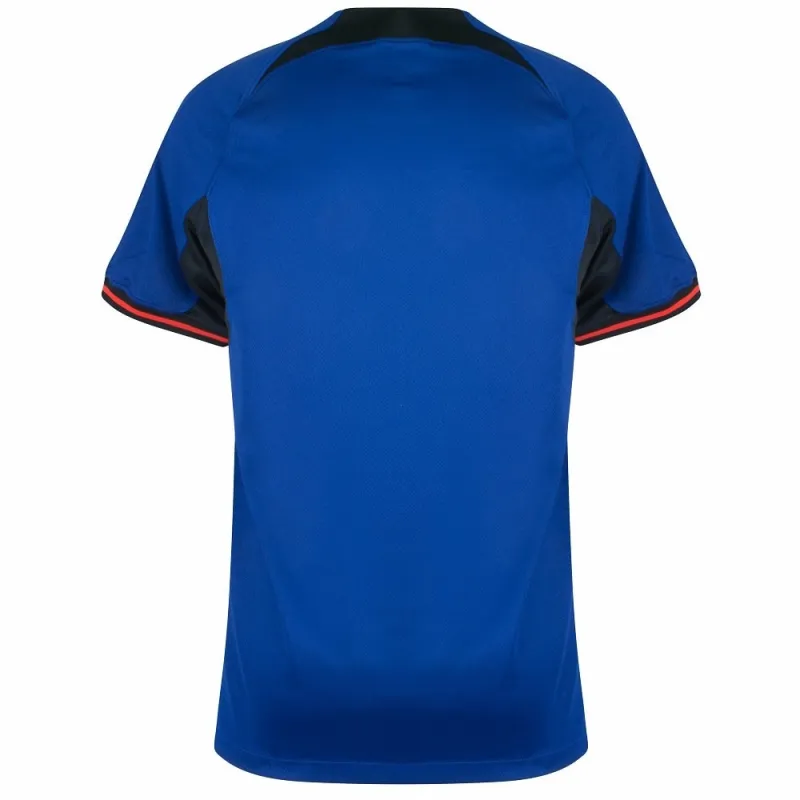 La camiseta de fuera de los Países Bajos para la Eurocopa 2024 - azul