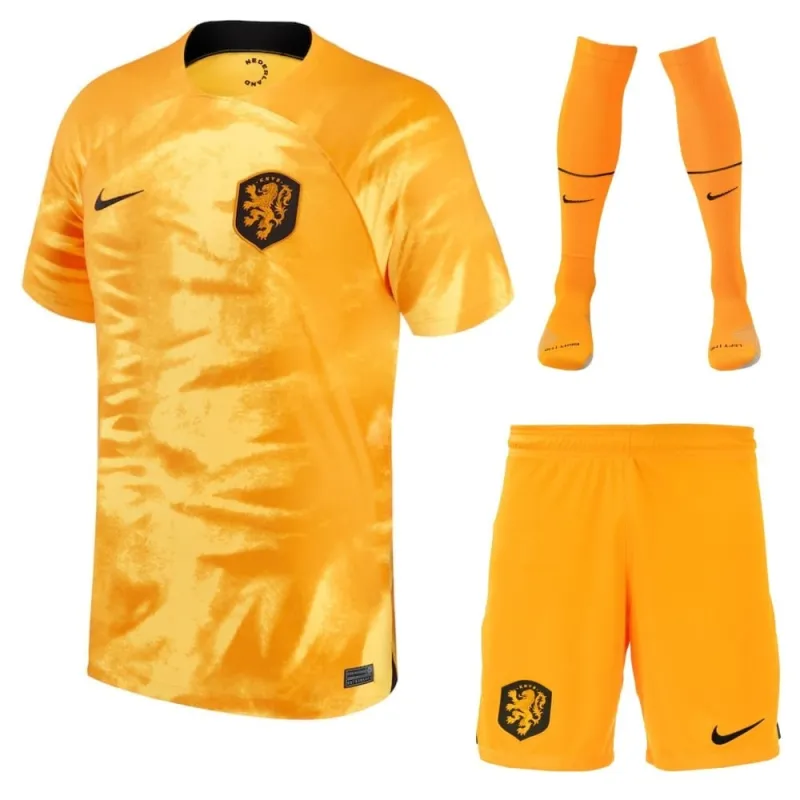 Heim - Kinderfußballkit der Niederlande 2023/24 - orange