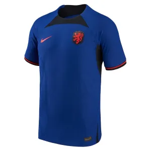 Camiseta de fuera de los Países Bajos para la Copa Mundial de Fútbol 2022 - versión de jugador - azul
