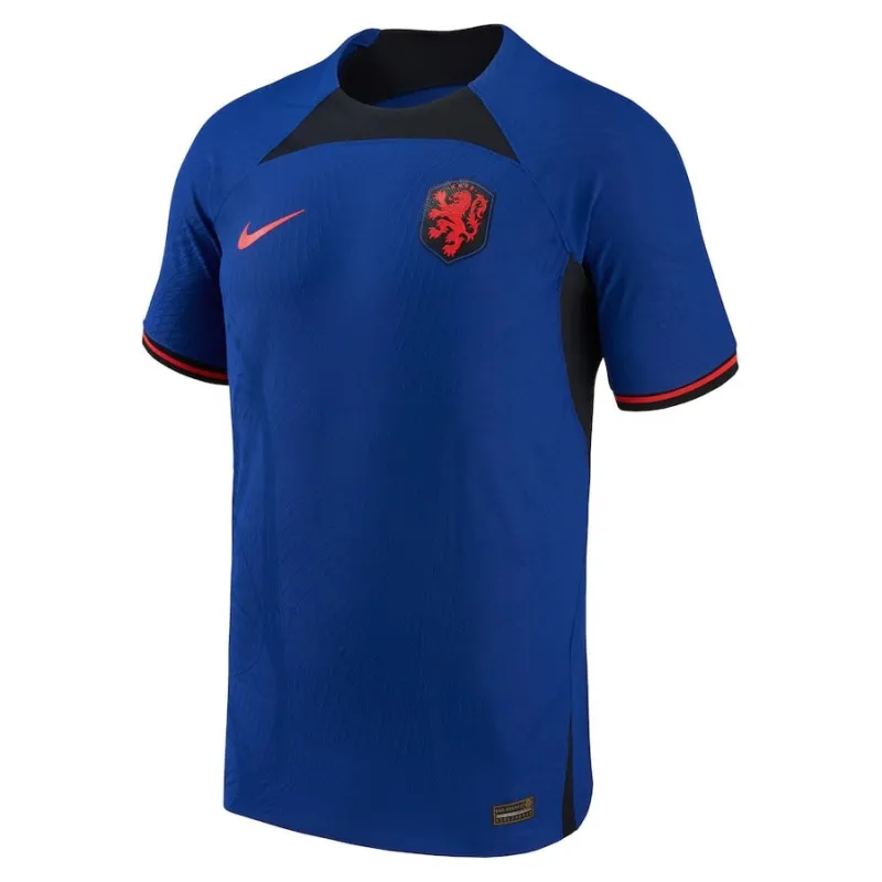 Camiseta de fuera de los Países Bajos para la Copa Mundial de Fútbol 2022 - versión de jugador - azul