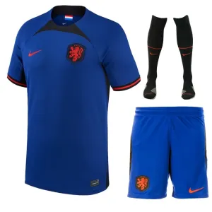 Maillot enfant extérieur Pays Bas 2022/23 - bleu