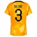 Le maillot domicile des Pays-Bas pour la Coupe du monde de football 2022 de De Ligt - orange