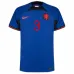 Le maillot d'extérieur des Pays-Bas pour la Coupe du monde de football 2022 de De Ligt - bleu