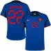 Maillot d'extérieur des Pays - Bas pour la Coupe du monde de football 2022 de Dumfries - bleu
