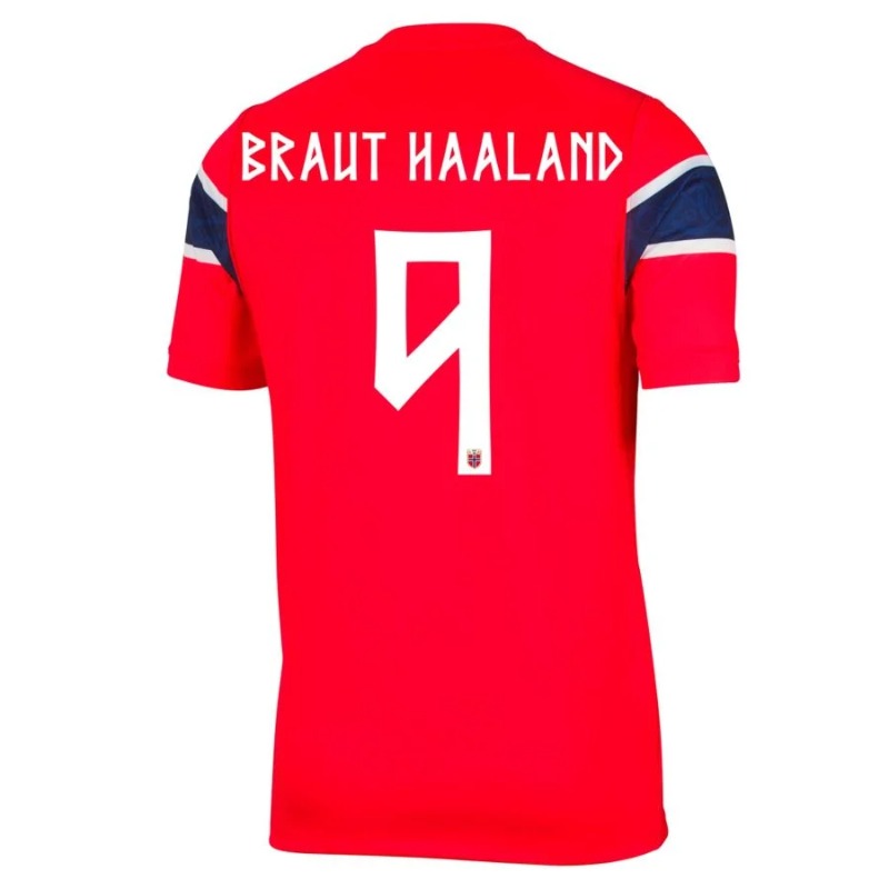 Norvegia HAALAND 2026/27 maglia casa rossa