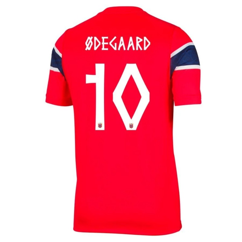 Norvegia ODEGAARD 2026/27 maglia casa rossa
