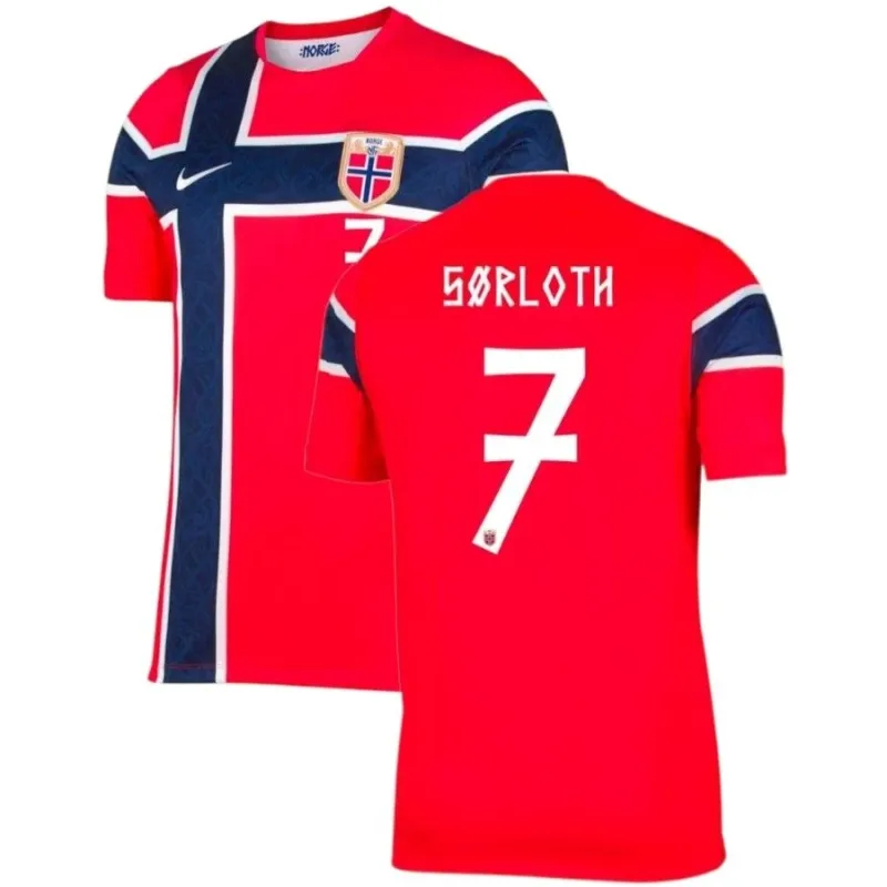 Norvegia SORLOTH 2026/27 maglia casa rossa