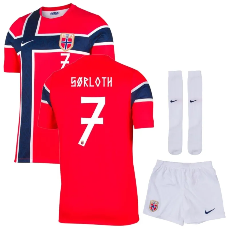 Conjunto Infantil Noruega Local Mundial 2026/27 SORLOTH