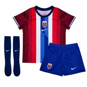 Norwegen 2024/25 Kinder-Heimtrikot-Set - Rot