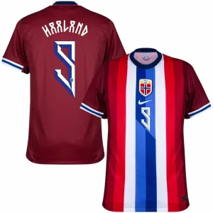 Haaland Norwegen 2024/25 Heimtrikot - Rot