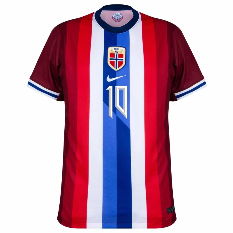 ØDEGAARD Camiseta local de Noruega 2024/25 - Rojo