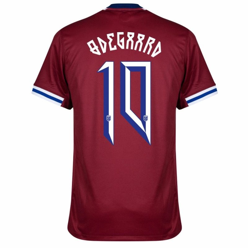 ØDEGAARD Camiseta local de Noruega 2024/25 - Rojo