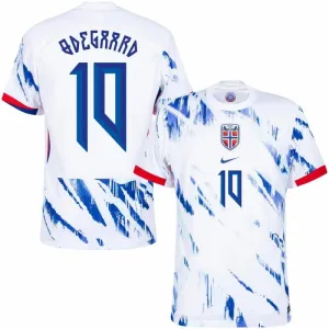ØDEGAARD Camiseta visitante de Noruega 2024/25 - Blanco