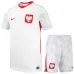 Pologne 2026/27 Maillot Domicile Enfant Blanc