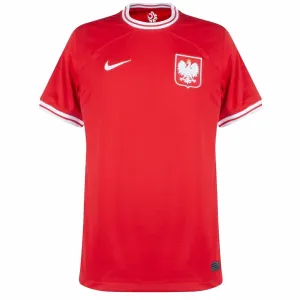 Das Auswärtspoloshirt von Polen für die Weltmeisterschaft 2022 - Rot