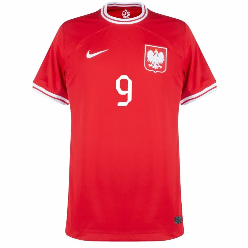 Lewandowski, la camiseta visitante de Polonia para la Copa Mundial 2022 - Roja