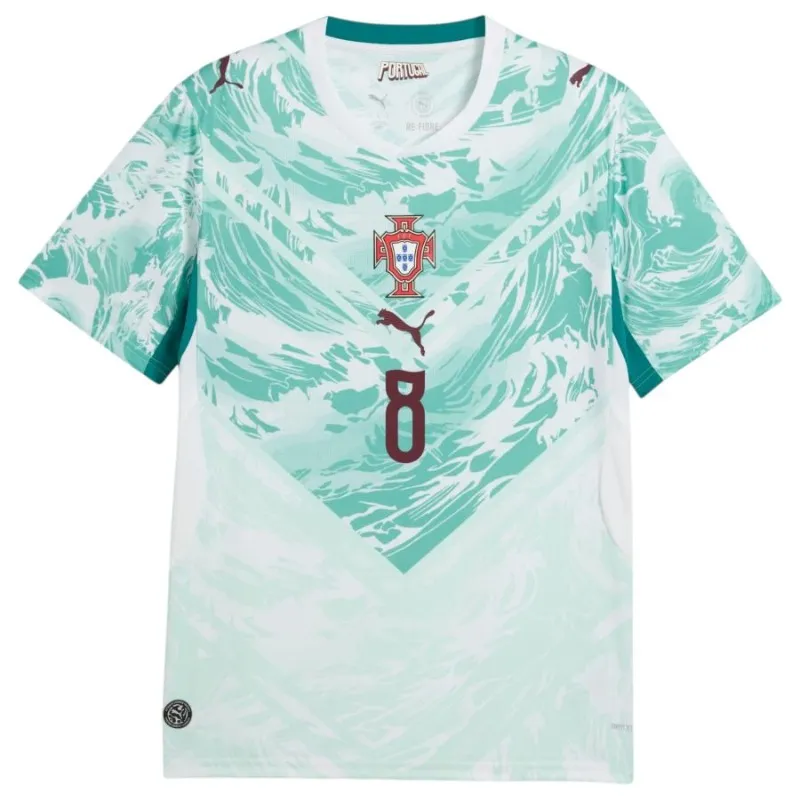 Portogallo B.FERNANDES 2026/27 Maglia Trasferta Verde
