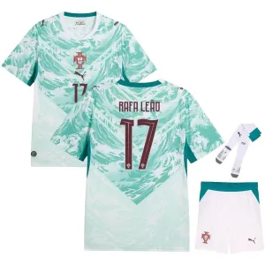 Portugal RAFA LEAO 2026/27 Auswärtstrikot Kinder Grün