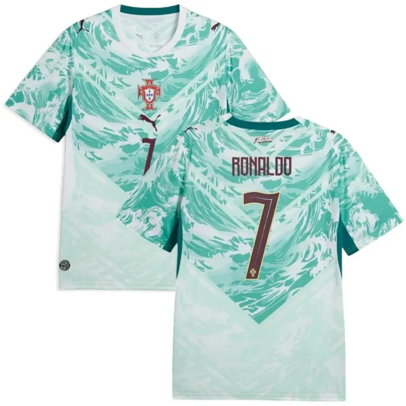 Maillot Extérieur Portugal RONALDO 2026/27 Vert