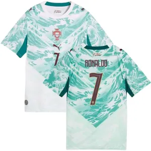 Maglia Away Bambini Portogallo RONALDO 2026/27 Verde