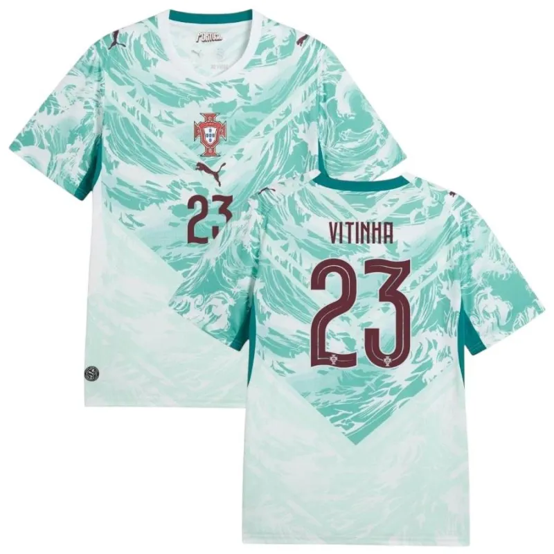 Portogallo VITINHA 2026/27 Maglia Trasferta Verde