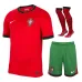 Portugal 2024/25 Home Kids' Jersey Set - Red