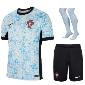Portugals Kinder-Auswärts-Kit 2024/25 - Weiß