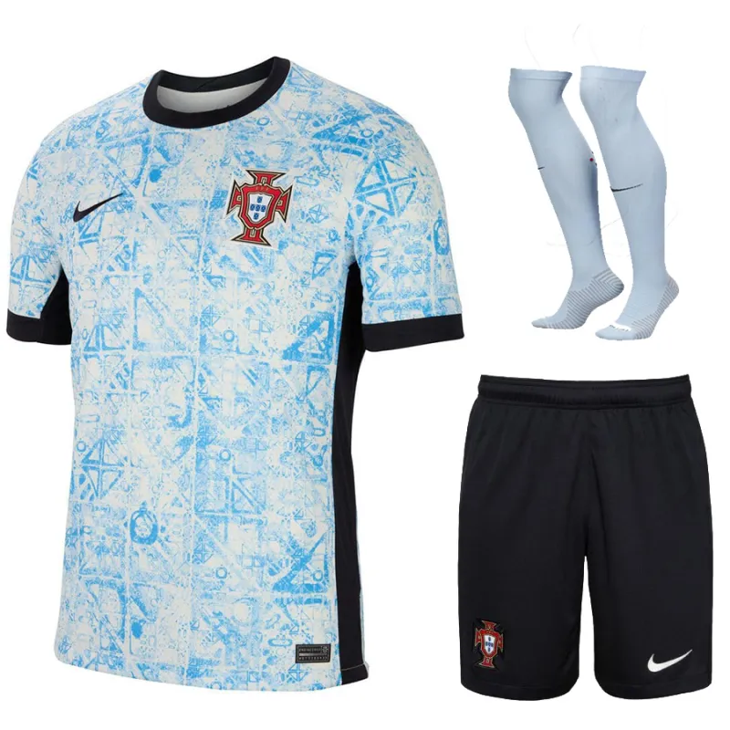 Kit d'extérieur pour enfants du Portugal 2024/25 - Blanc