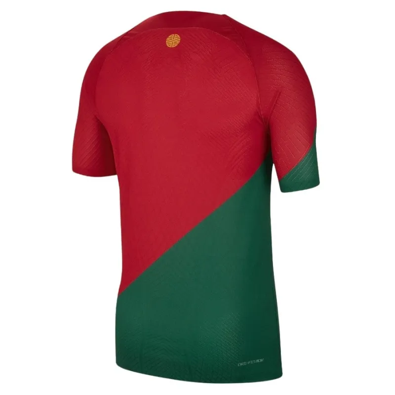Maillot de la version joueur du maillot principal de la Coupe du monde FIFA 2022 du Portugal - Rouge et Vert