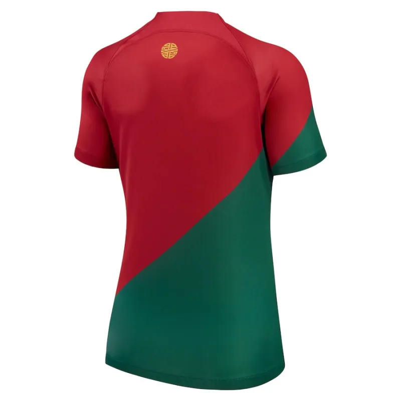 Maillot principal féminin de la Coupe du monde FIFA 2022 du Portugal - Rouge et Vert