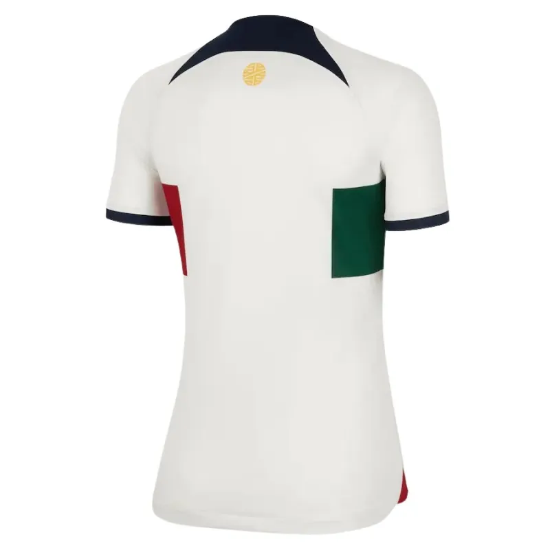 Maillot d'extérieur féminin de la Coupe du monde FIFA 2022 du Portugal - Blanc
