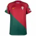 Jeux de maillots pour enfants de l'UEFA Euro 2024 du Portugal - Rouge et Vert