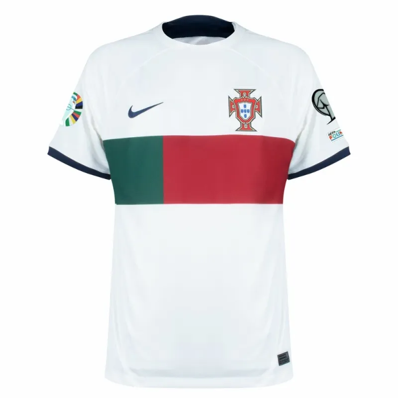 Portugal's 2024 UEFA European Championship Away Children's Jersey Set - White