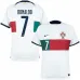 Maillot d'extérieur de la Coupe du monde 2022 du Portugal de Ronaldo - Blanc