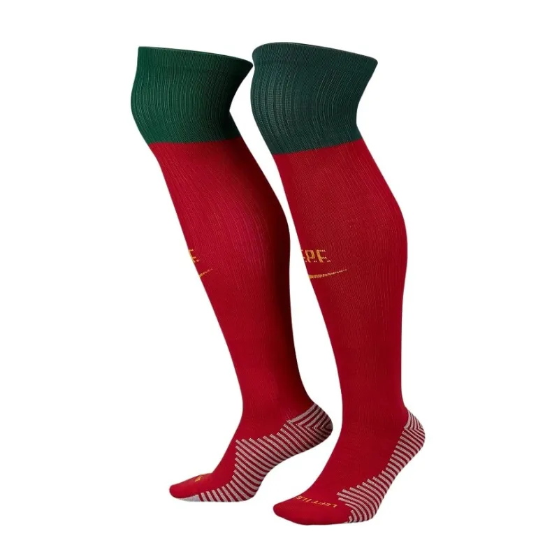 Set di maglie per bambini di casa della Coppa del mondo 2022 del Portogallo di Ronaldo - Rosso e Verde