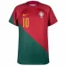 La maglia di casa della Coppa del mondo FIFA 2022 della Portogallo di Bernardo - Rosso e Verde