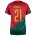 La maglia di casa della Coppa del mondo FIFA 2022 della Portogallo di Diogo Jota - Rosso e Verde