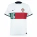 Le maillot de l'équipe away de la Coupe du monde FIFA 2022 du Portugal de Rafael Leão - Blanc